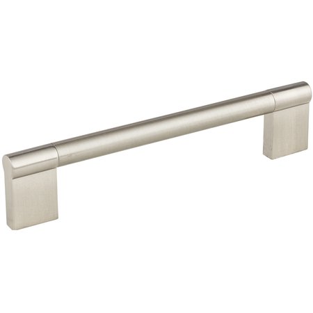 ELEMENTS BY HARDWARE RESOURCES 160 mm Center-to-Center Satin Nickel Knox Cabinet Bar Pull 645-160SN